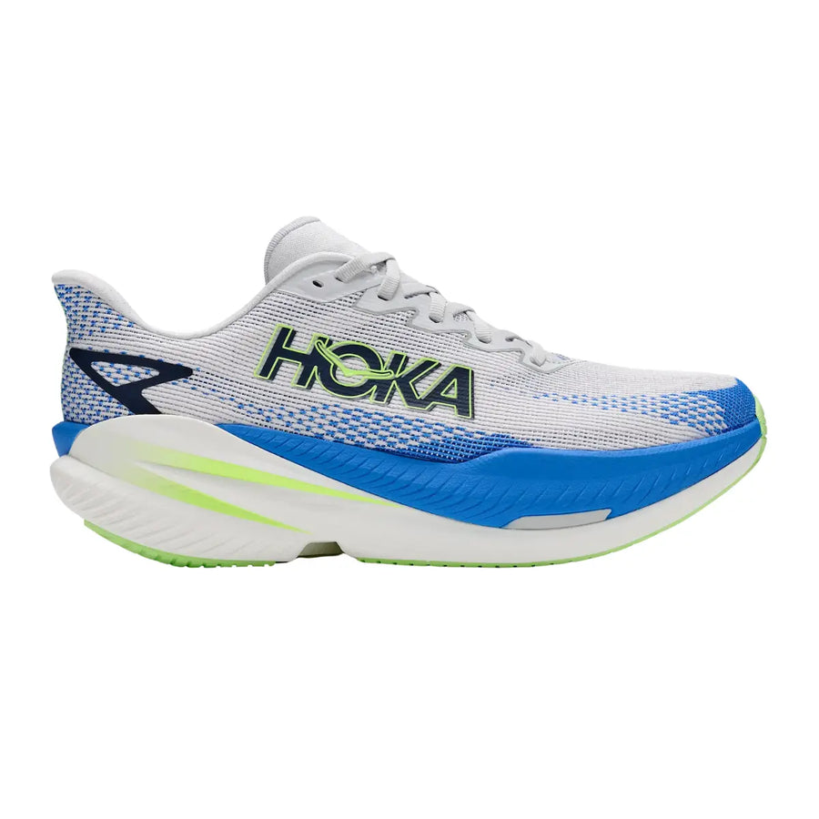 Hoka Herrenlaufschuhe Mach X3, cosmic grey / virtual blue