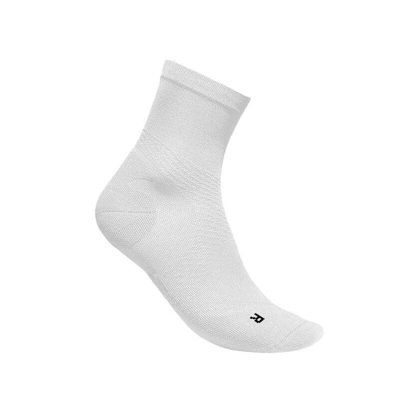 Bauerfend Damensocken Run Ultralight Mid Cut Socks, weiß – Bild 