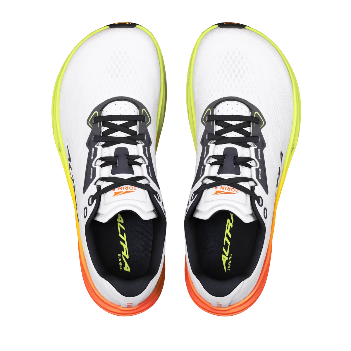 Altra Herrenlaufschuhe Torin 9, White/Black/Safety Yellow