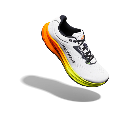 Altra Herrenlaufschuhe Torin 9, White/Black/Safety Yellow