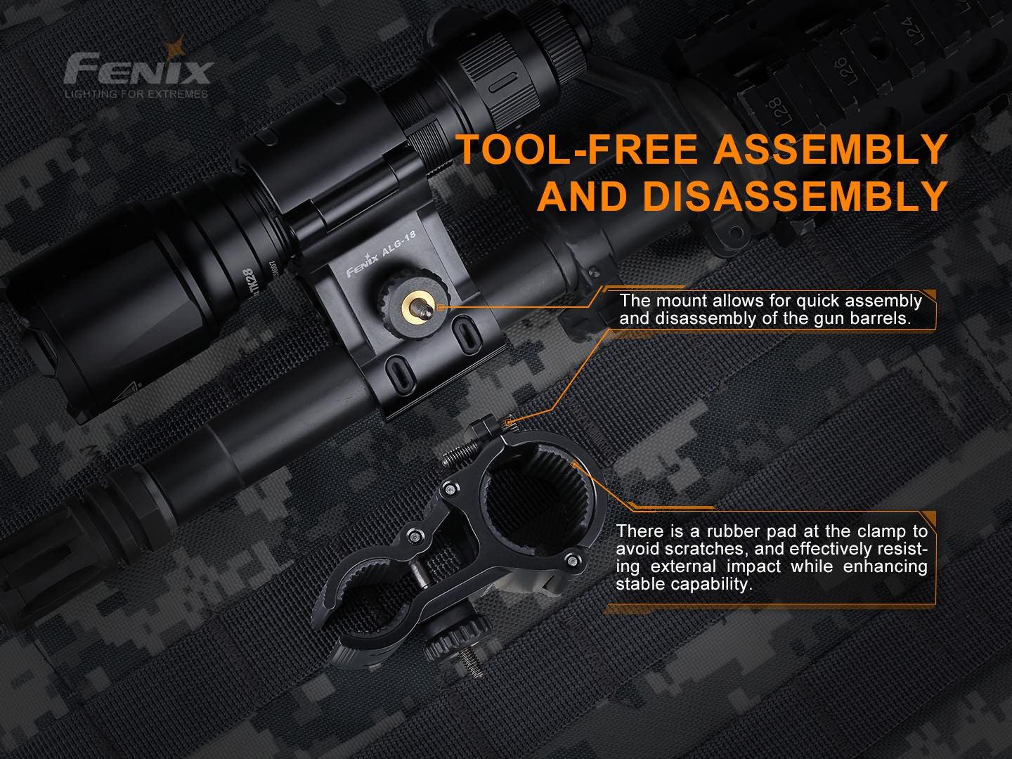 Fenix ALG-18 robuste Laufhalterung