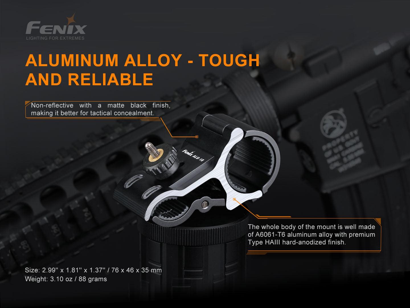 Fenix ALG-18 robuste Laufhalterung