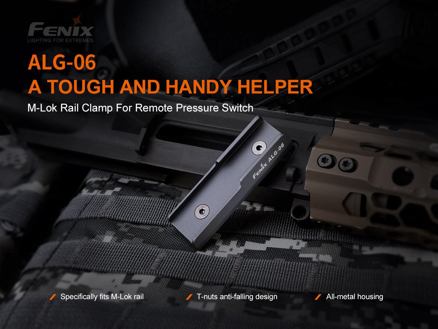 Fenix ALG-06 M-Lok-Halterung für Kabelschalter der Fenix AER-Serie. – Bild 