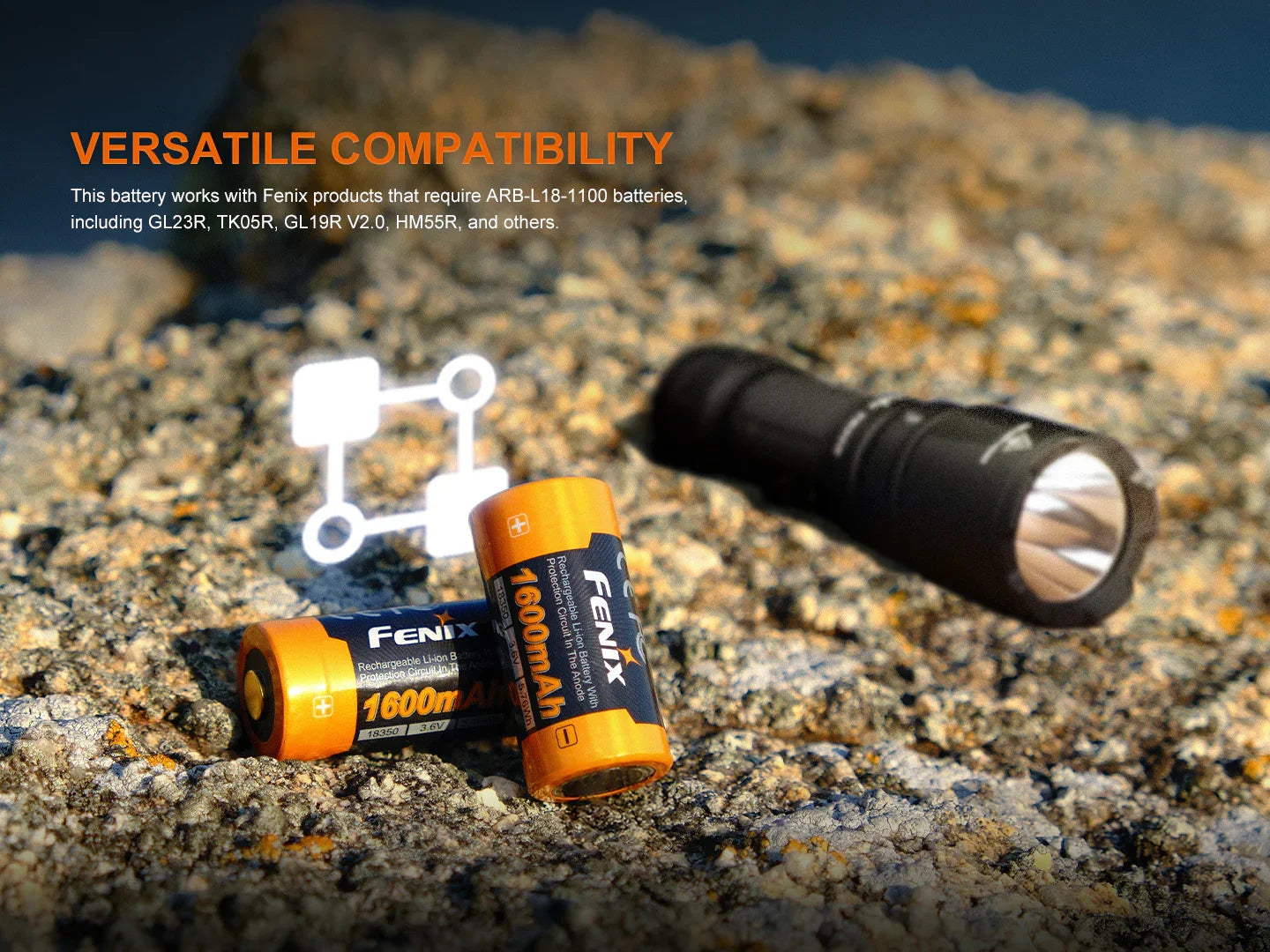 Fenix ARB-L18-1600 -Akku 18650 (1600 mAh) – Bild 