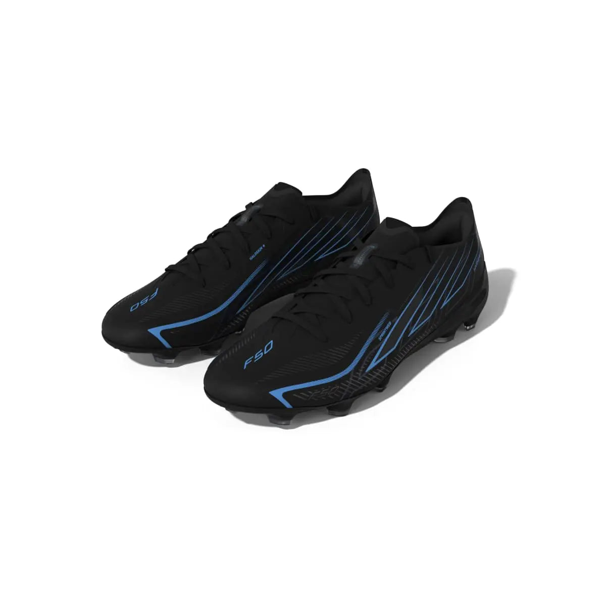 Adidas Fußballschuhe F50 Hyperfast Pro FG, Core Black / Core Black / Lucid Ray Blue – Bild 