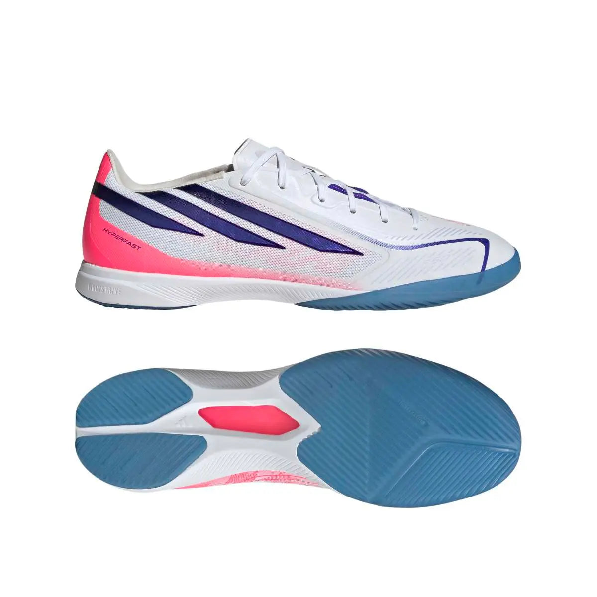 Adidas Hallenfußballschuhe F50 Hyperfast  Pro, white