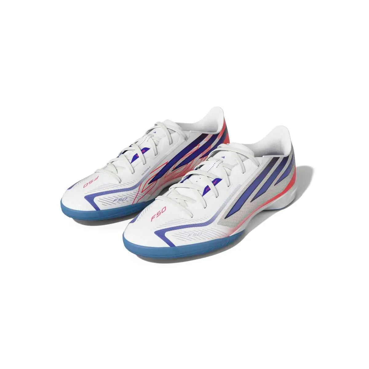 Adidas Hallenfußballschuhe F50 Hyperfast  Pro, white – Bild 