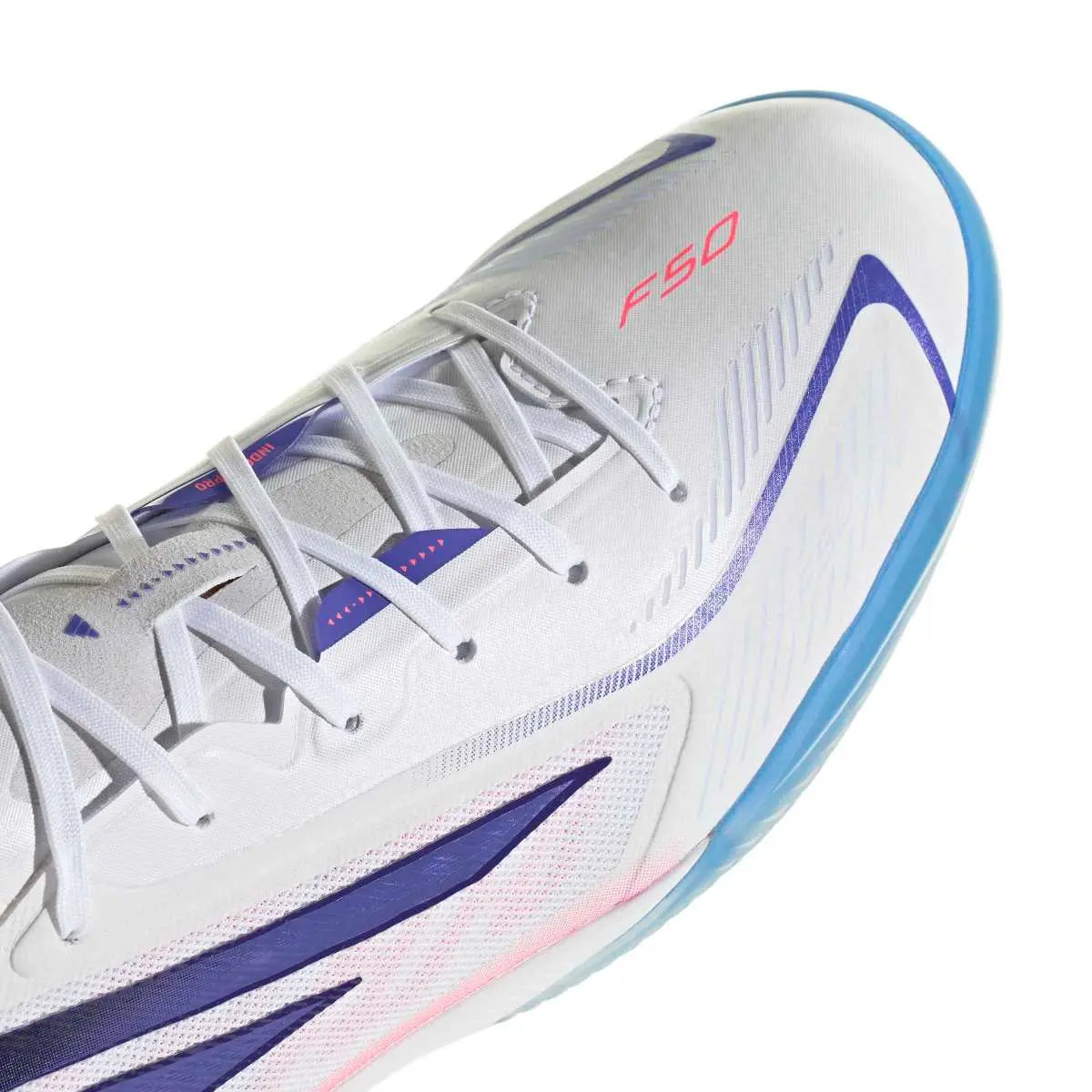 Adidas Hallenfußballschuhe F50 Hyperfast  Pro, white