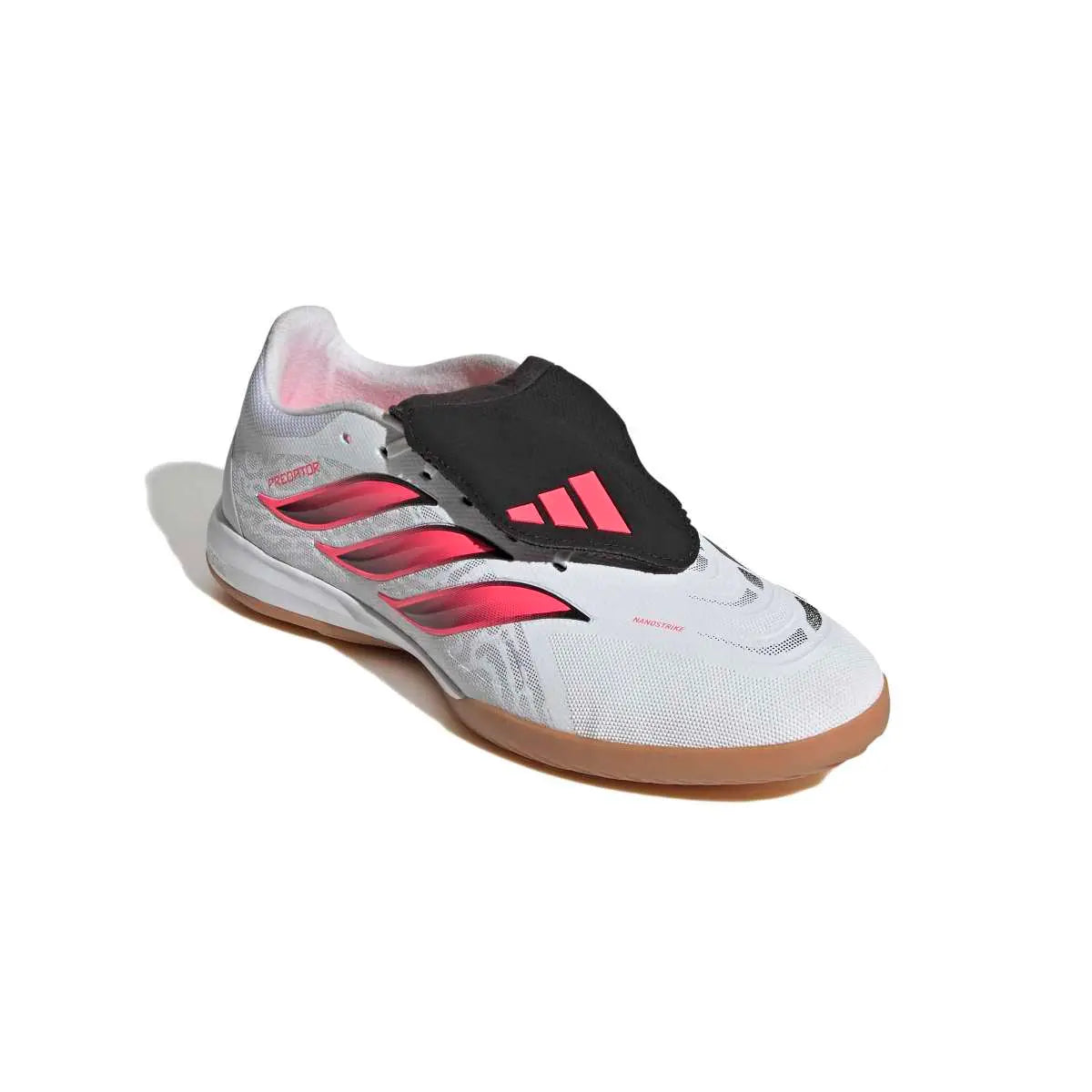 Adidas Hallenfußballschuhe Predator League FT IN, Cloud White / Solar Turbo / Core Black