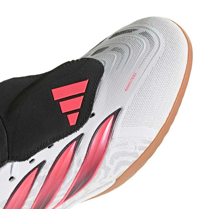 Adidas Hallenfußballschuhe Predator League FT IN, Cloud White / Solar Turbo / Core Black