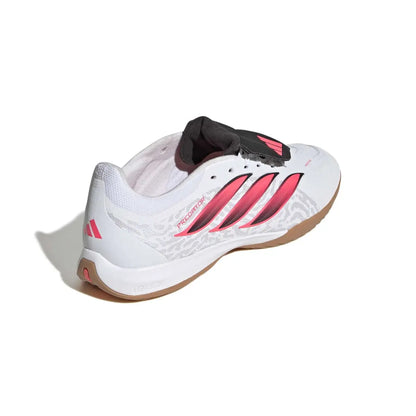 Adidas Hallenfußballschuhe Predator League FT IN, Cloud White / Solar Turbo / Core Black