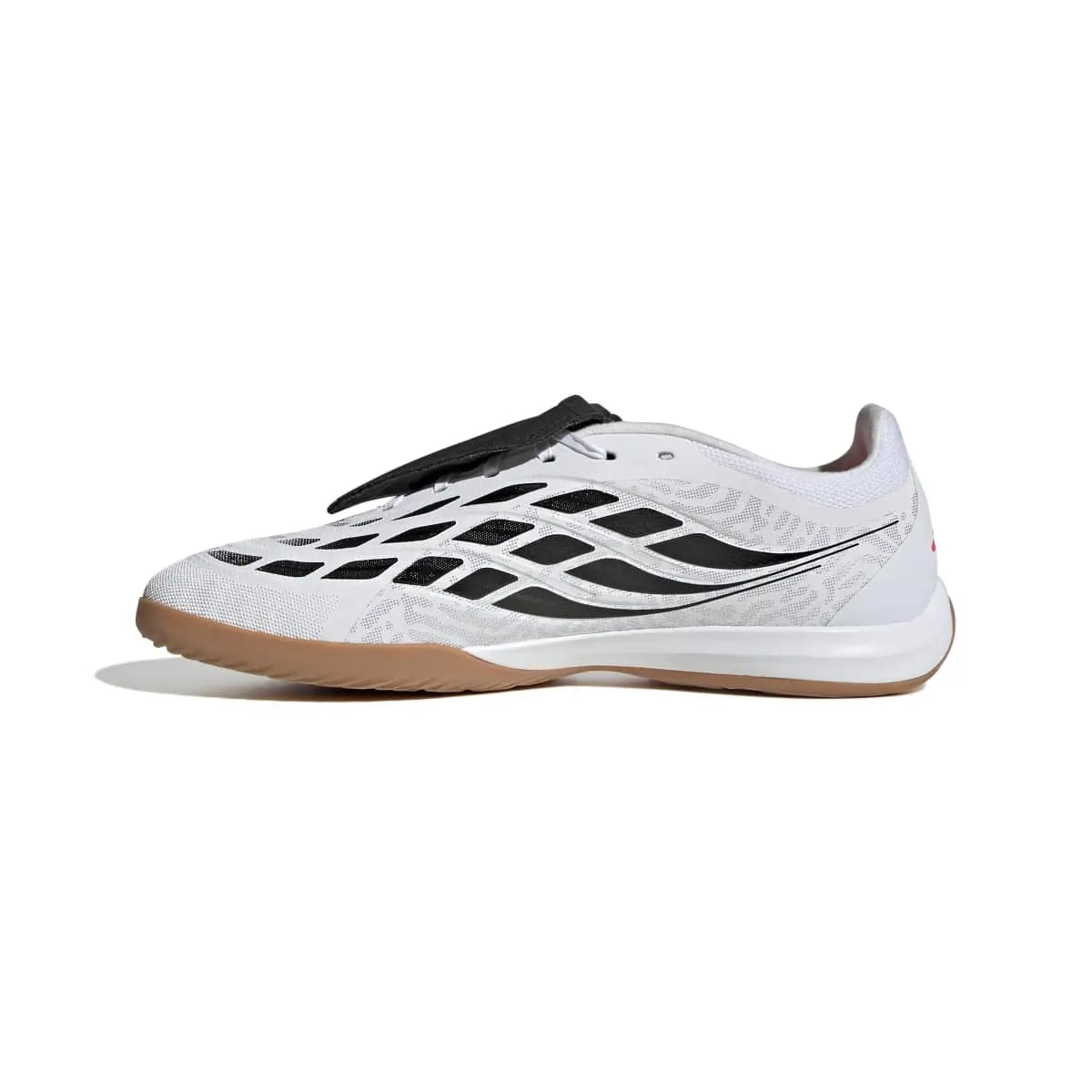Adidas Hallenfußballschuhe Predator League FT IN, Cloud White / Solar Turbo / Core Black – Bild 