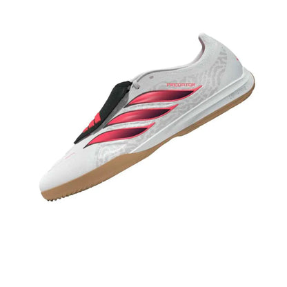 Adidas Hallenfußballschuhe Predator League FT IN, Cloud White / Solar Turbo / Core Black