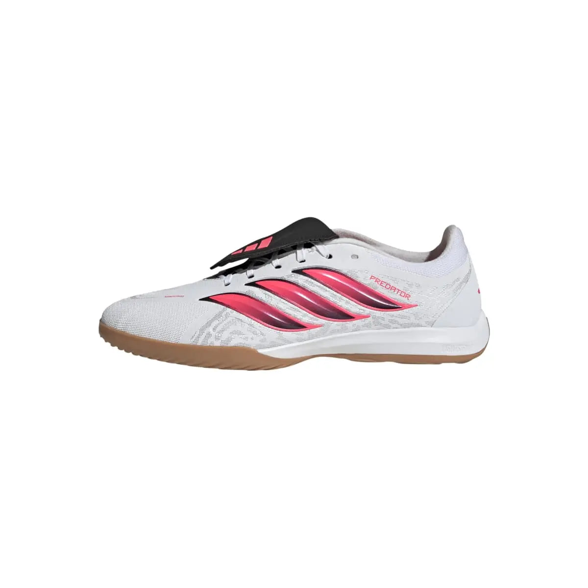 Adidas Hallenfußballschuhe Predator League FT IN, Cloud White / Solar Turbo / Core Black – Bild 
