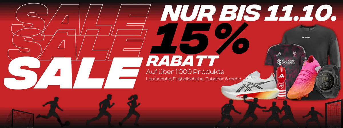15% Rabatt auf über 1000 Produkte