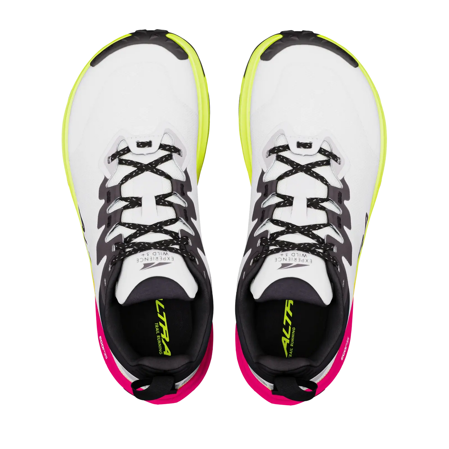 Altra Damenlaufschuhe Experience Wild 3+,  Ice/Black/Safety Yellow