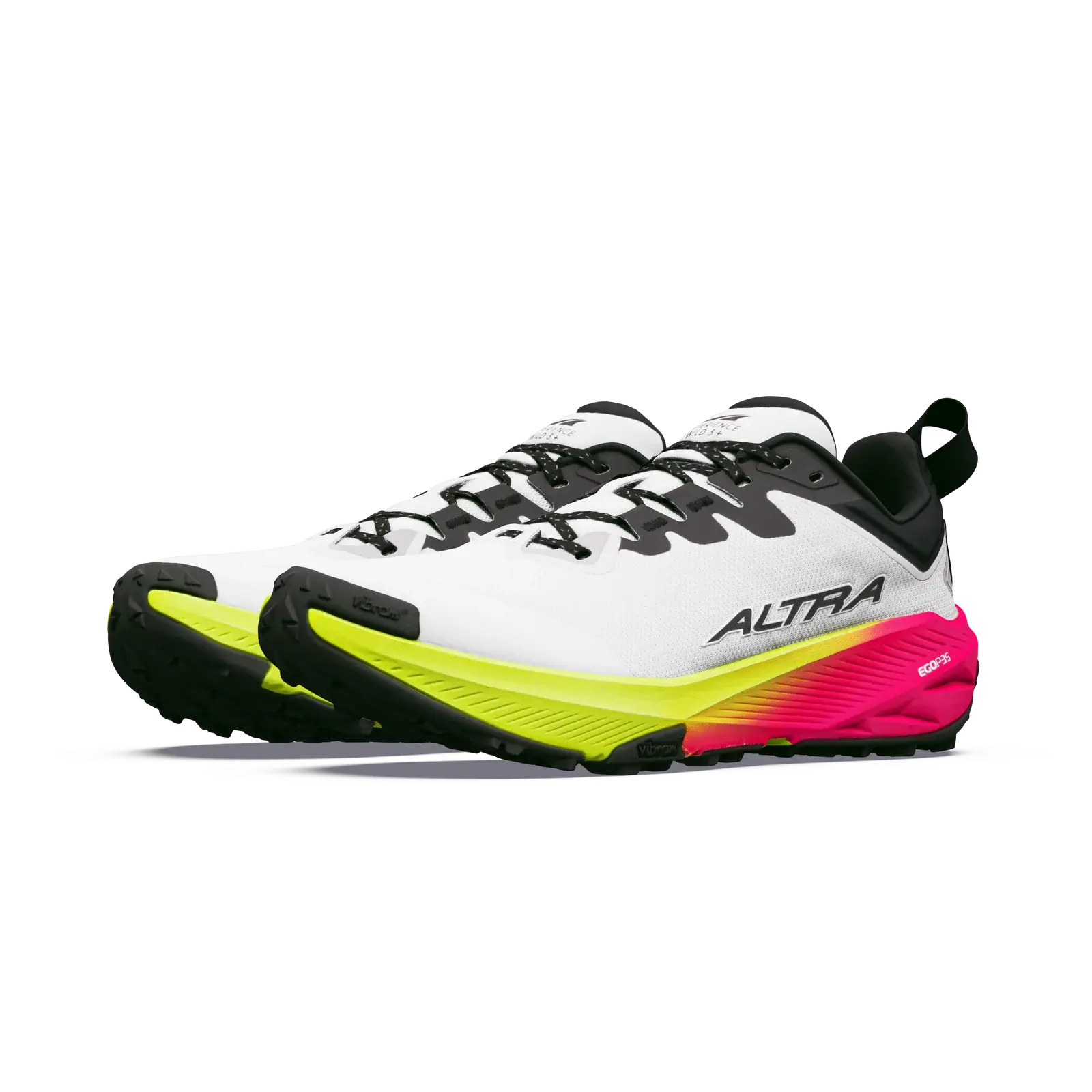 Altra Damenlaufschuhe Experience Wild 3+,  Ice/Black/Safety Yellow – Bild 