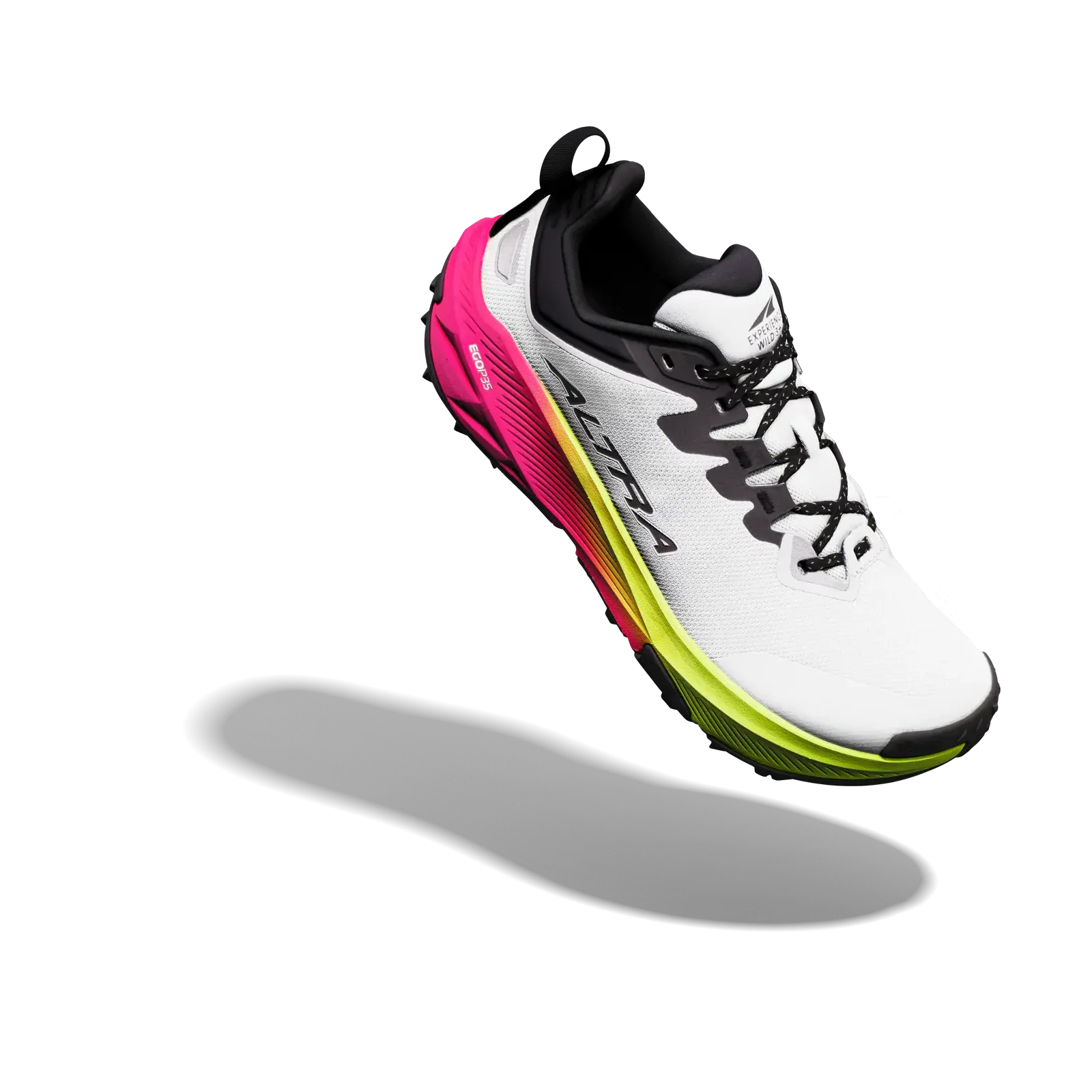 Altra Damenlaufschuhe Experience Wild 3+,  Ice/Black/Safety Yellow – Bild 