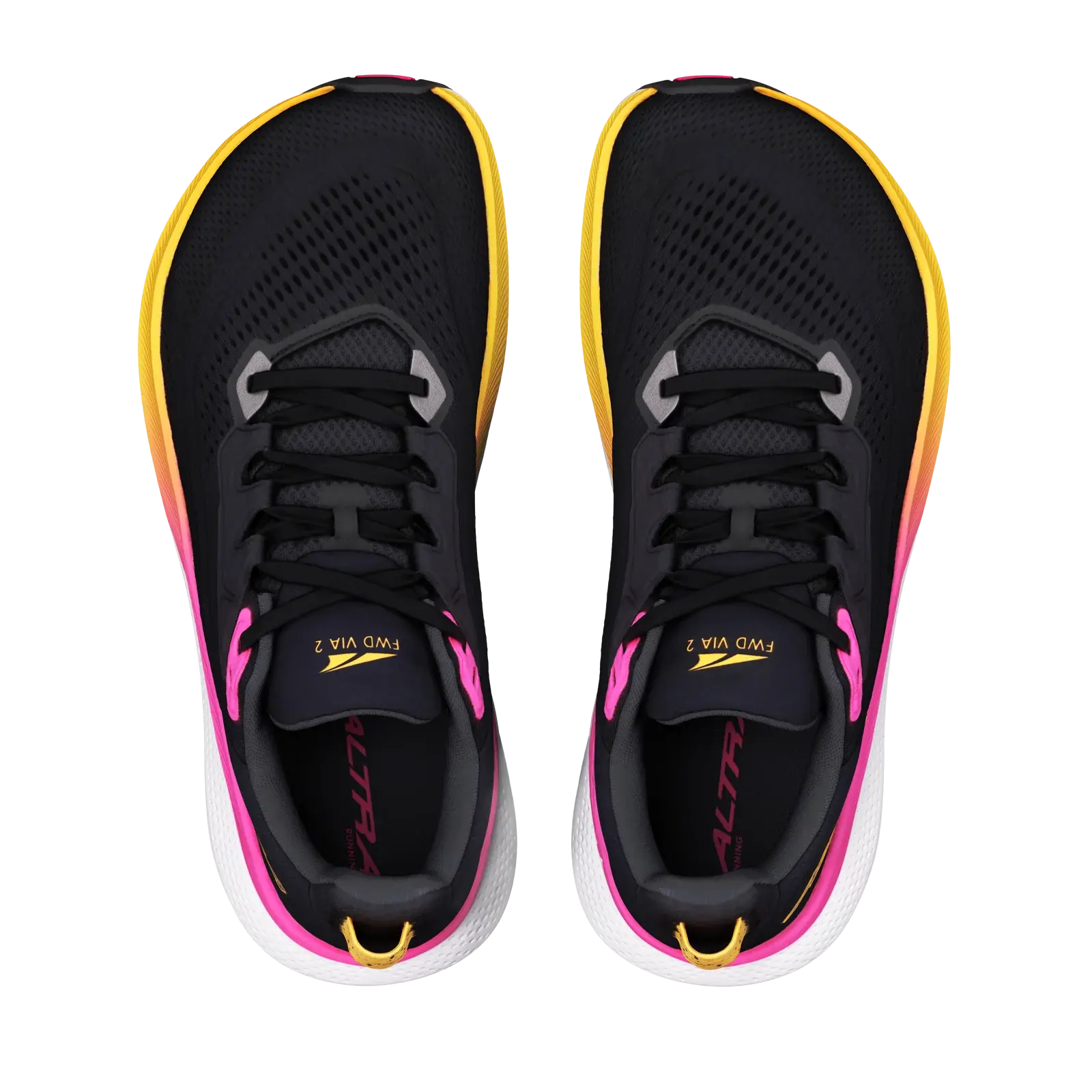 Altra Damenlaufschuhe FWD VIA 2, Black/Silver/Knockout Pink – Bild 