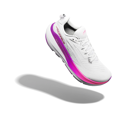 Altra Damenlaufschuhe FWD Via 2, White/Silver/Purple Cactus Flower