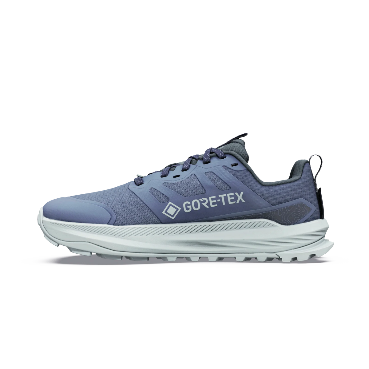 Altra Damenlaufschuhe Lone Peak 9+ GTX, Flint Stone/Ice Flow/India Ink