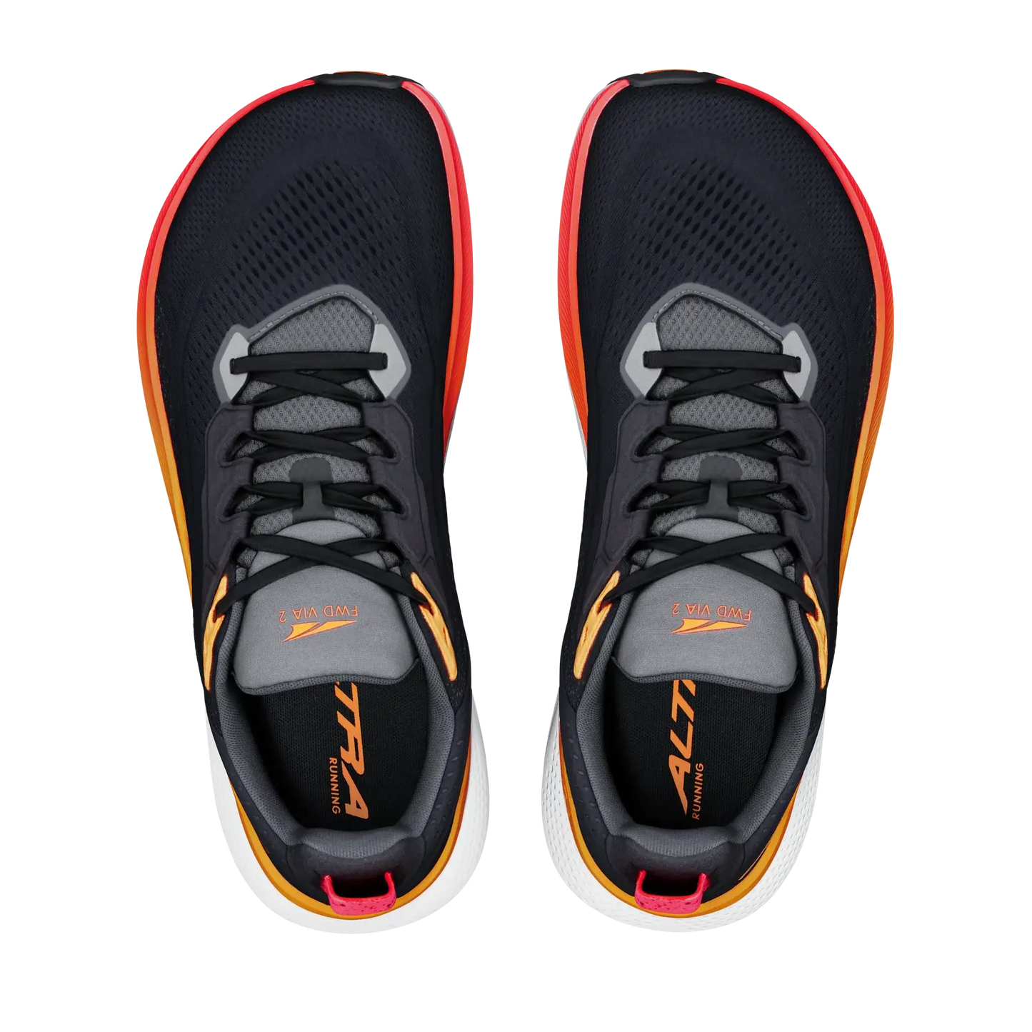 Altra Herrenlaufschuhe FWD VIA 2, Black/Orange Pop/Fiery Coral