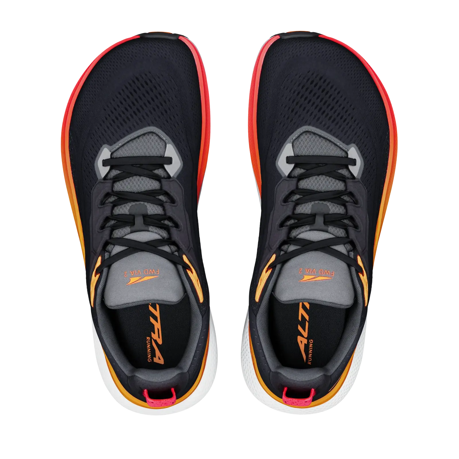 Altra Herrenlaufschuhe FWD VIA 2, Black/Orange Pop/Fiery Coral – Bild 