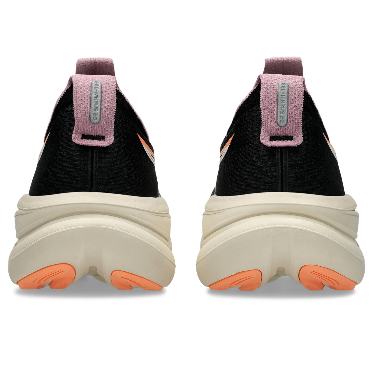 Asics Damenlaufschuhe Gel-Nimbus 28, Black/Taro Purple