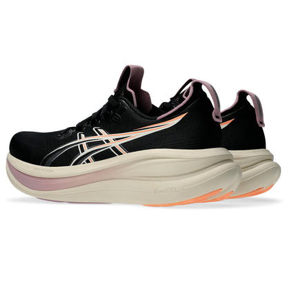 Asics Damenlaufschuhe Gel-Nimbus 28, Black/Taro Purple