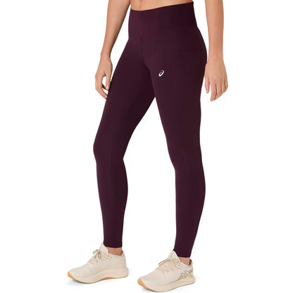 Asics Damenlaufhose Nagino Run Tight, Dark Aubergine