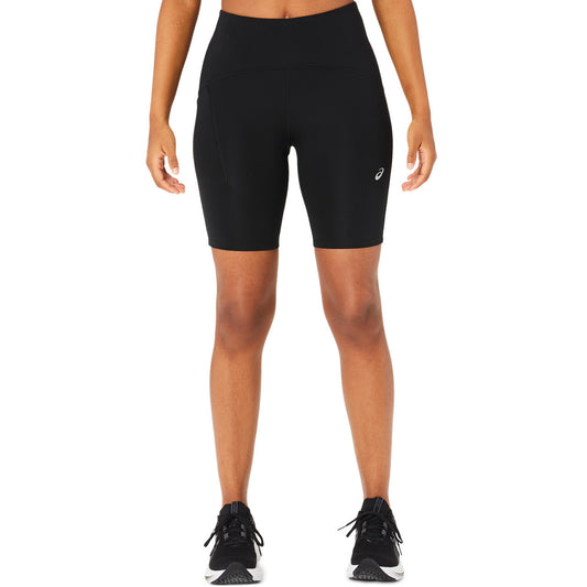 Asics Damenshort Road High Waist 8IN – schwarz / 34
