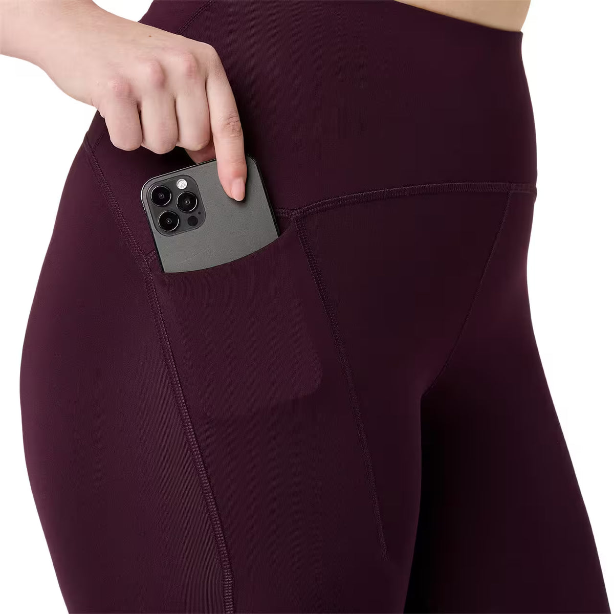 Asics Damenlaufhose Road High Waist Tight, Dark Aubergine - machsport