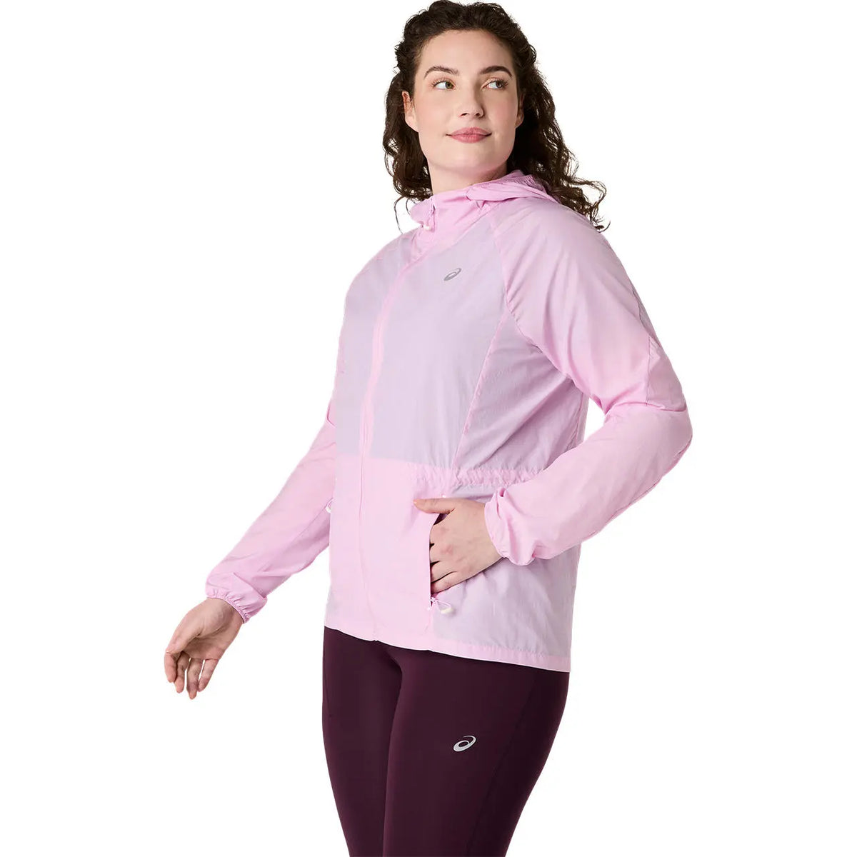 Asics Damenlaufjacke Road Packable Jacket,  Hazy Lilac – Bild 