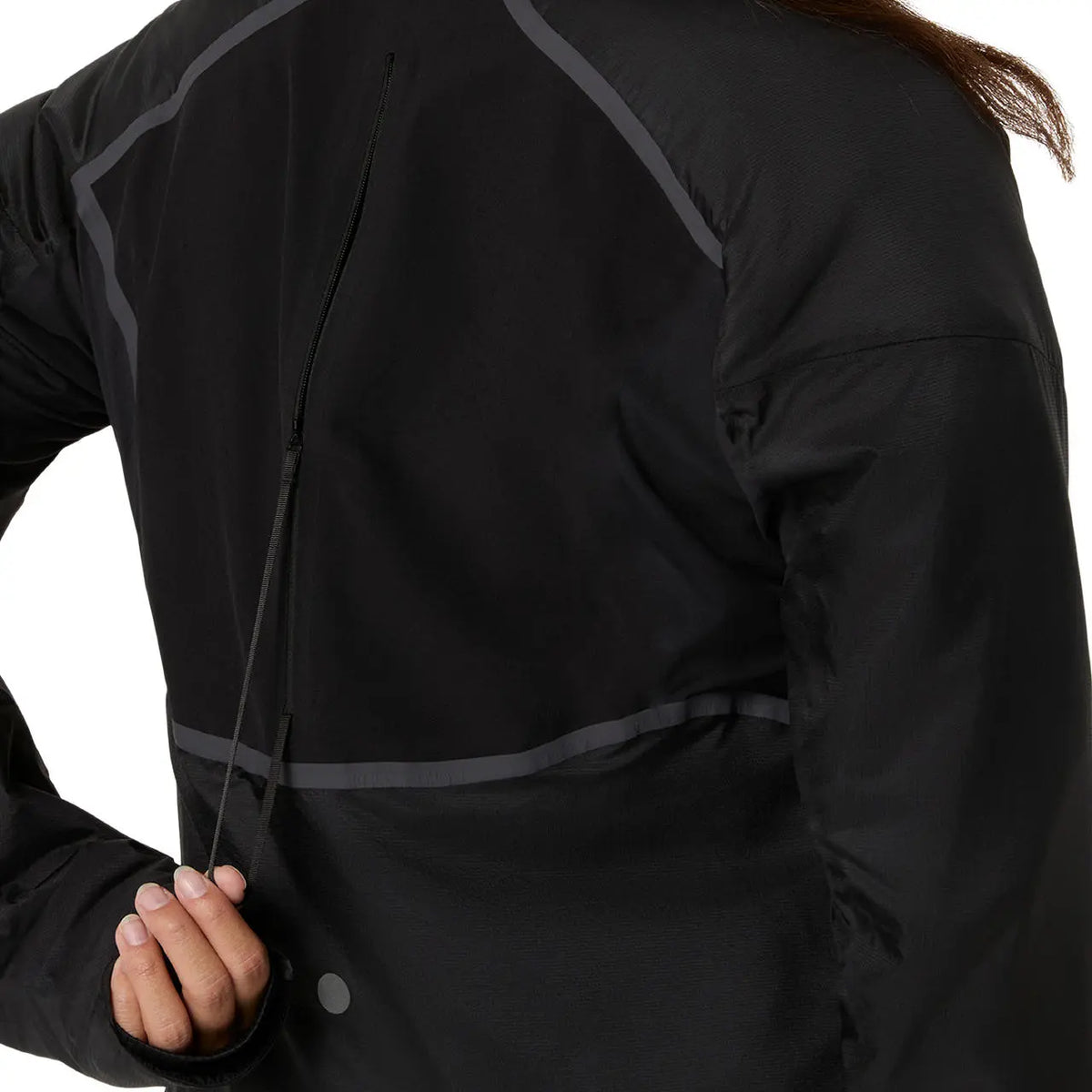 Asics Damenlaufjacke Road Winter Run Jacket, Performance Black – Bild 
