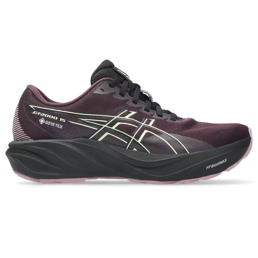 Asics Damenlaufschuhe GT-2000 15 GTX, Dark Aubergine/Black