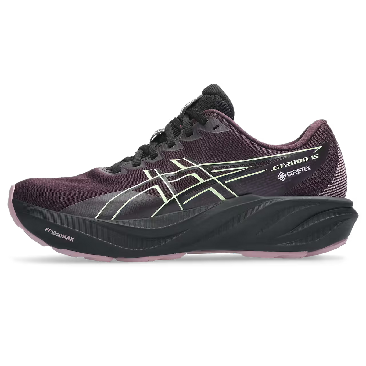 Asics Damenlaufschuhe GT-2000 15 GTX, Dark Aubergine/Black