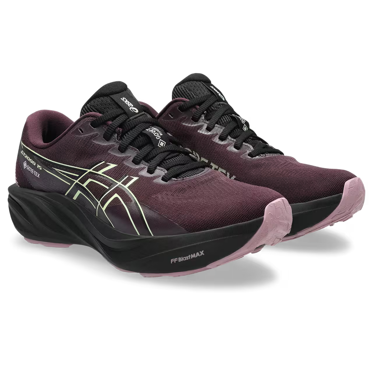 Asics Damenlaufschuhe GT-2000 15 GTX, Dark Aubergine/Black