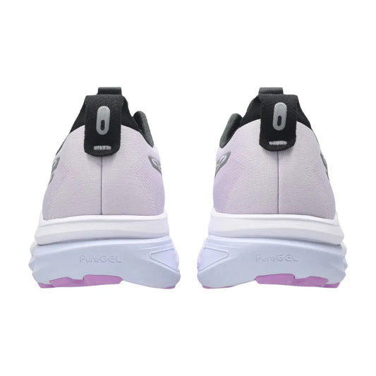 Asics Damenlaufschuhe Gel-Kayano 33, Lite Show - Lavender Glow – Rückansicht – Lite-Show/Lavender Glow / 37,5