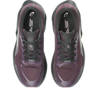 Asics Damenlaufschuhe Novablast 6 GTX, Dark Aubergine/Black