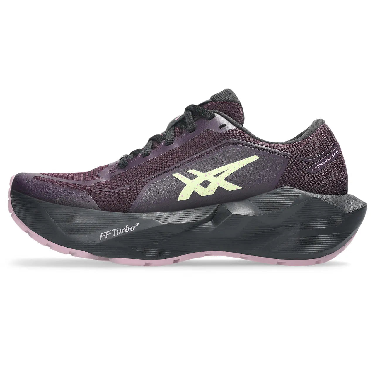 Asics Damenlaufschuhe Novablast 6 GTX, Dark Aubergine/Black