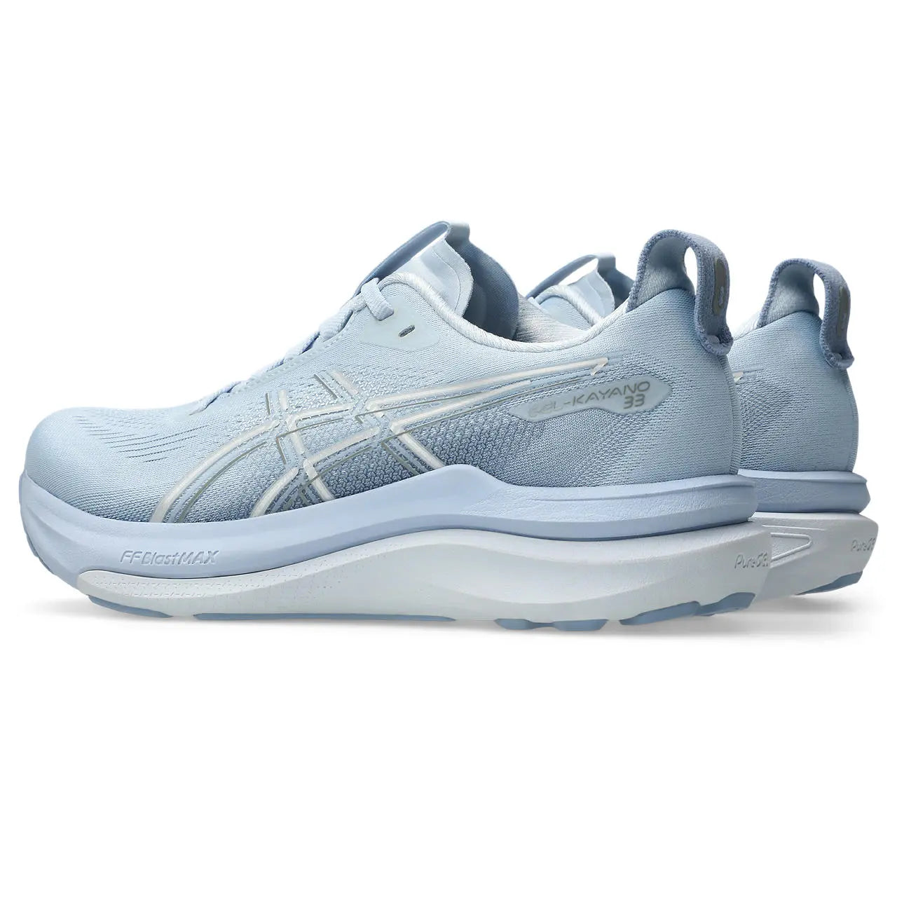 Asics Damenlaufschuhe Gel-Kayano 33, Solid Air/Soft Sky – Bild 