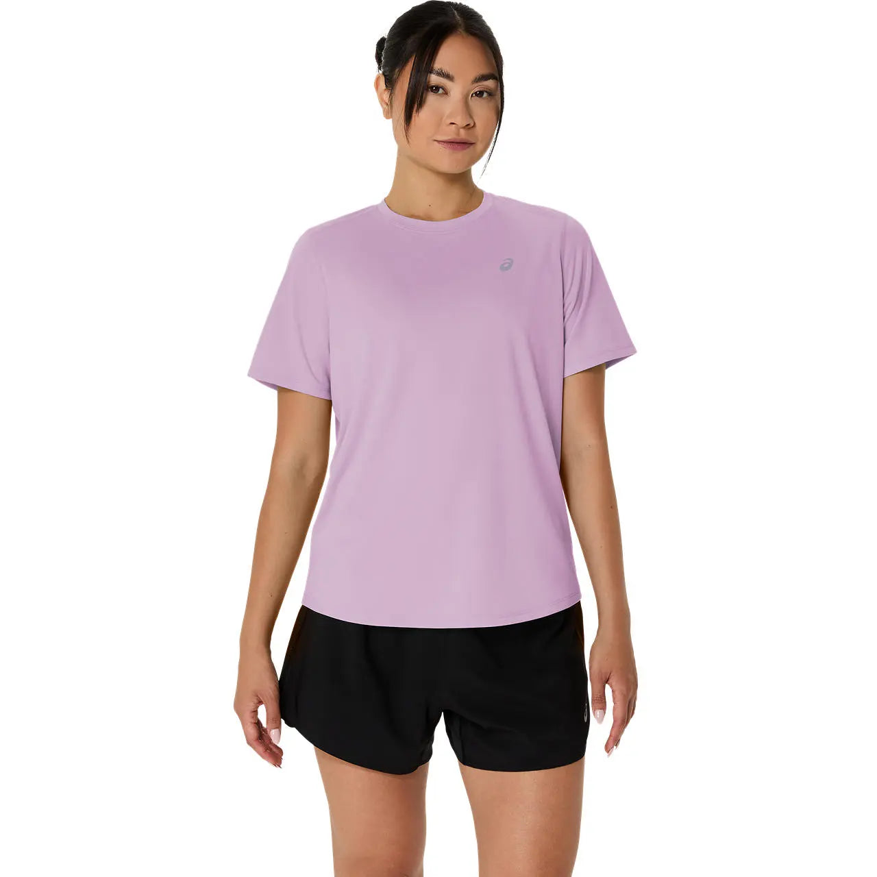 Asics Damenlaufshirt Core SS Top, Hazy Lilac – Bild 