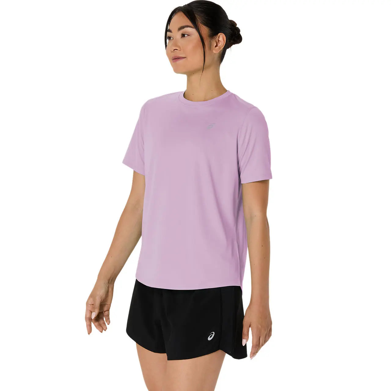 Asics Damenlaufshirt Core SS Top, Hazy Lilac – Bild 
