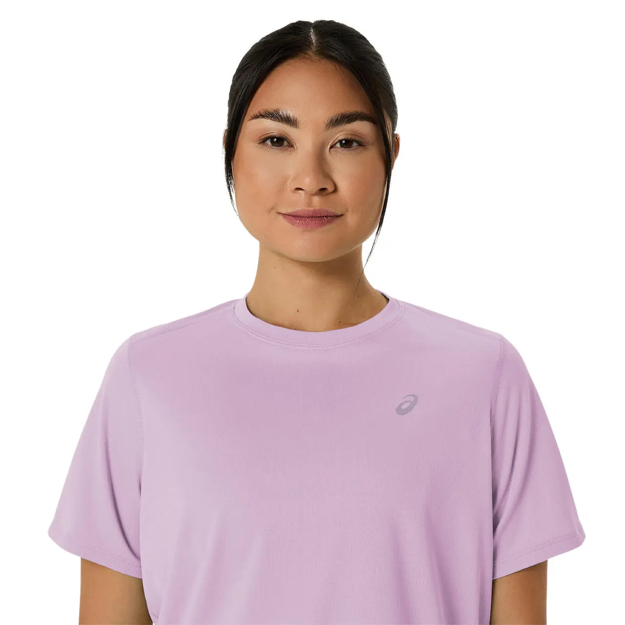 Asics Damenlaufshirt Core SS Top, Hazy Lilac – Bild 