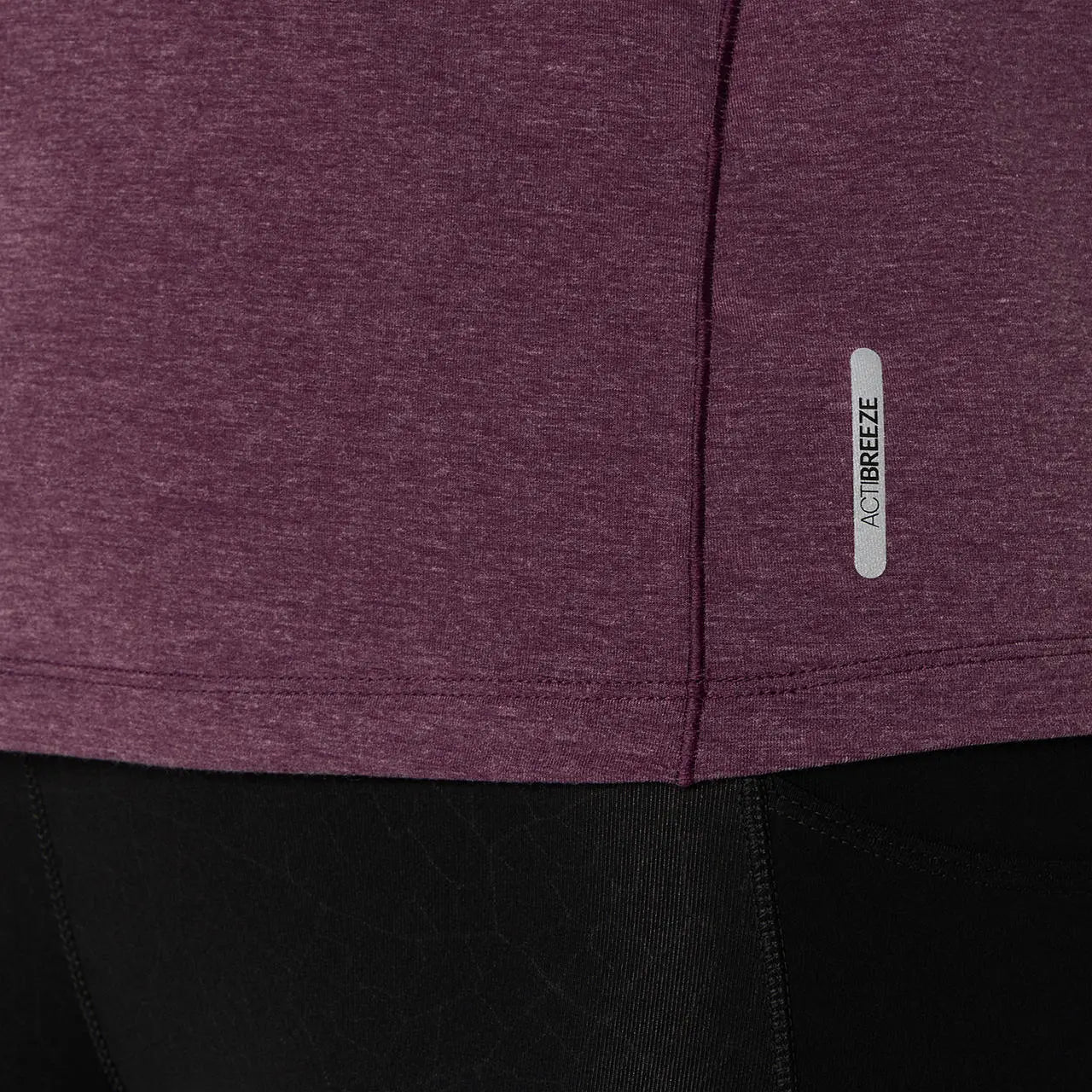 Asics Damenlaufshirt Nagino Run Winter LS Top, Dark Aubergine
