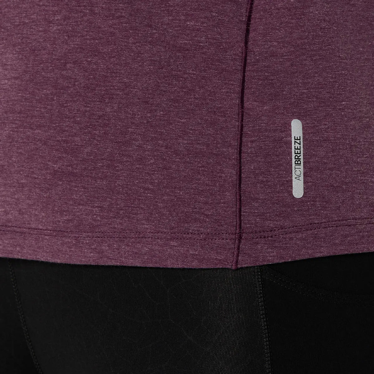 Asics Damenlaufshirt Nagino Run Winter LS Top, Dark Aubergine – Bild 