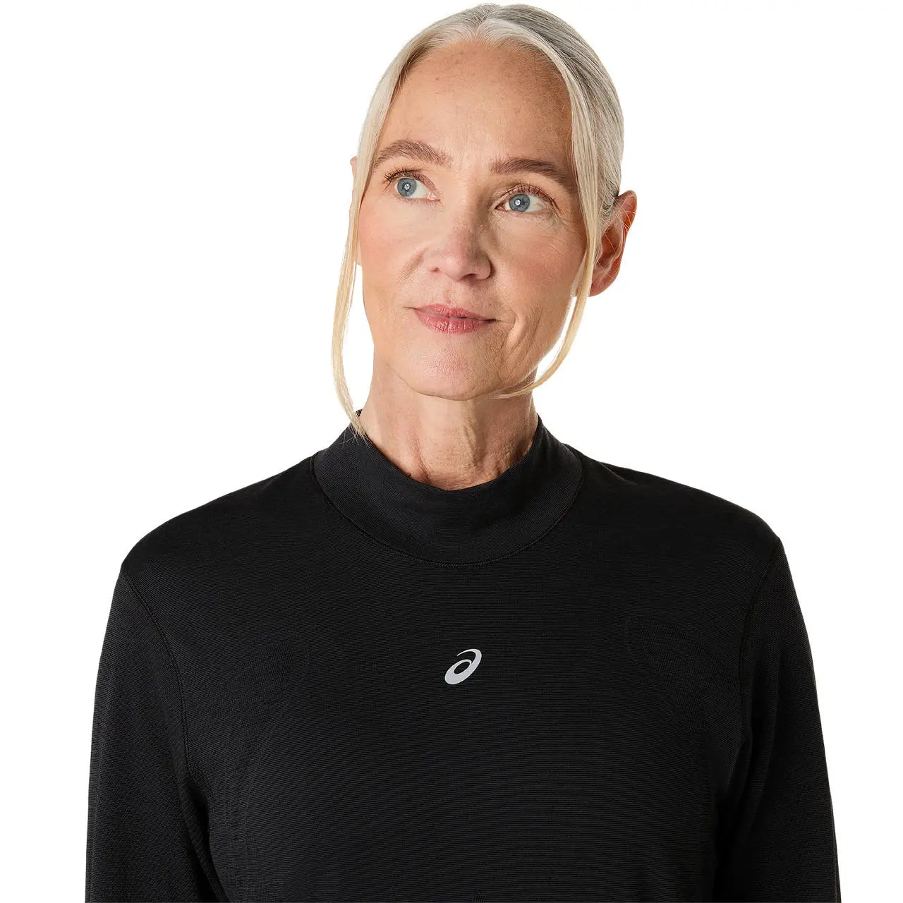 Asics Damenlaufshirt Road Winter Seamless LS Top, Performance Black