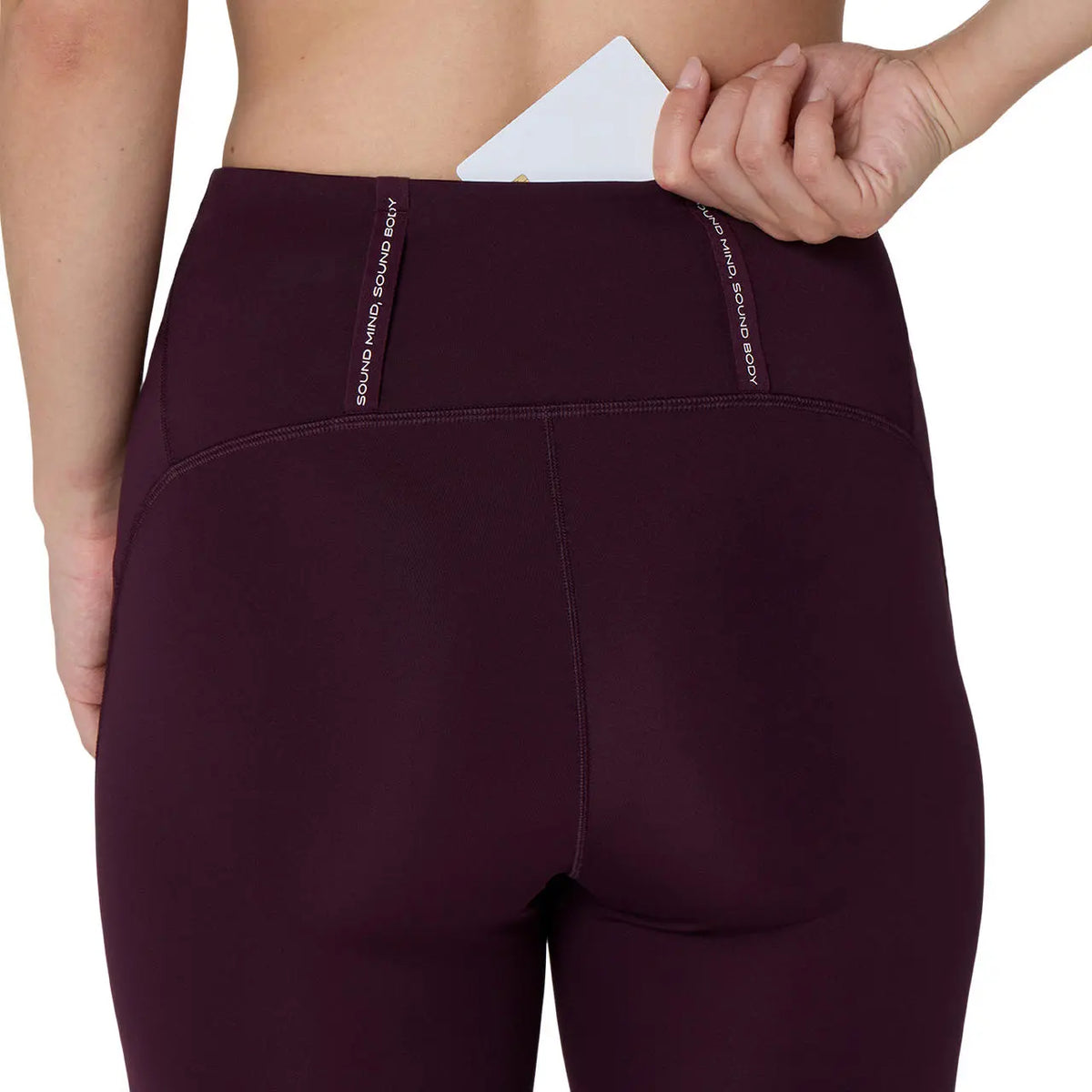 Asics Damenlaufshort Road High Waist 8 IN Sprinter, Dark Aubergine – Bild 
