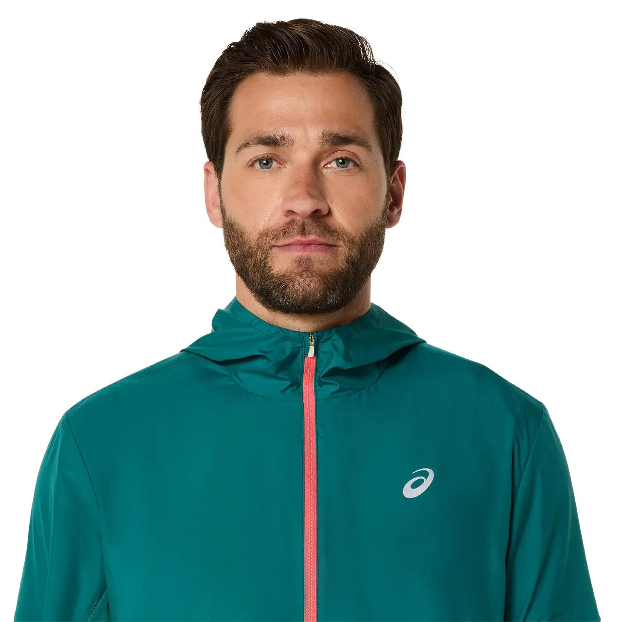 Asics Herrenlaufjacke Core Jacket, türkis
