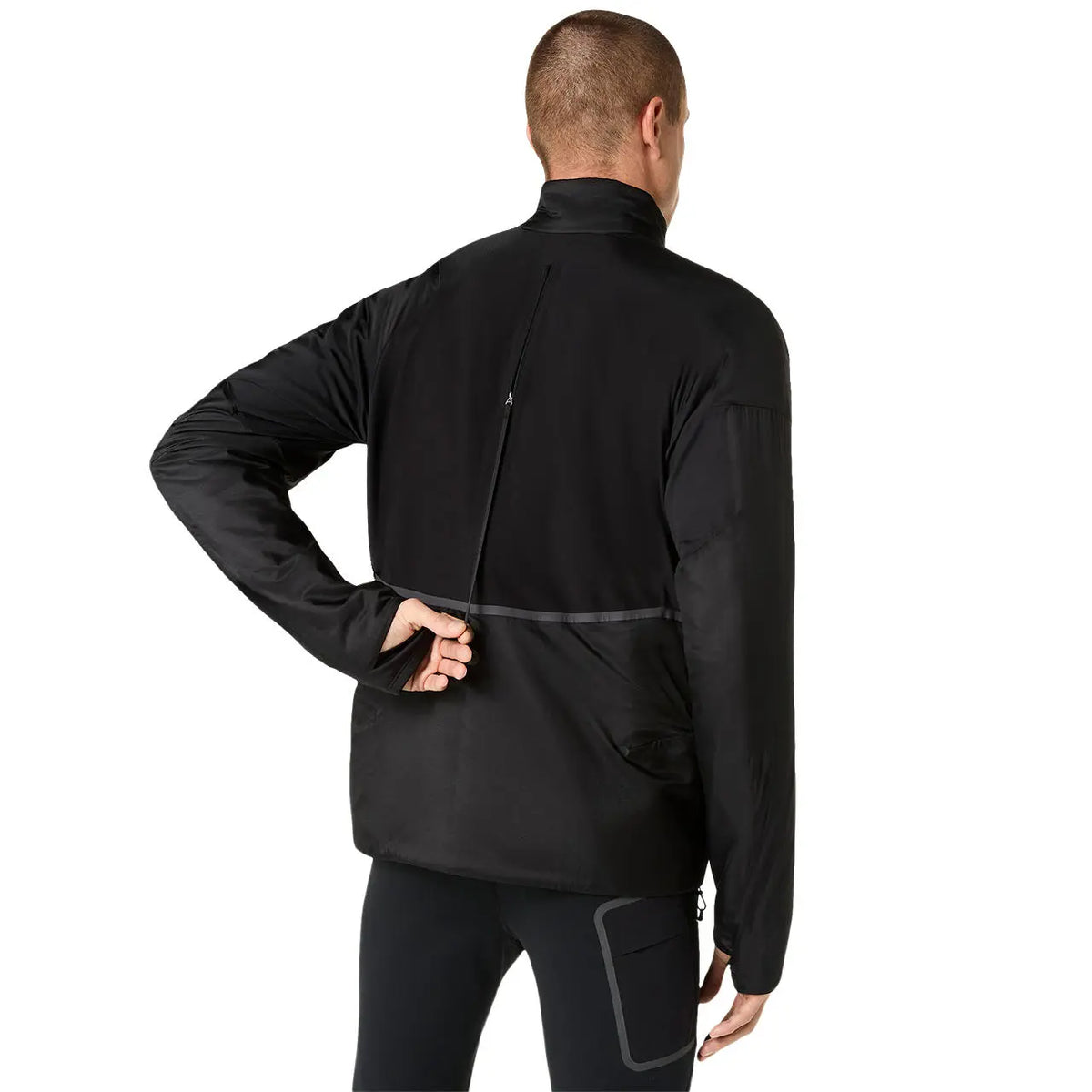 Asics Herrenlaufjacke Road Winter Jacket, performance black – Bild 